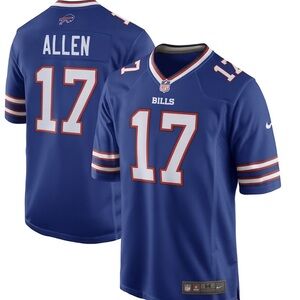 Men's Buffalo Bills #17 Josh Allen Nike Royal Team Game Player Jersey